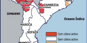 Cólera eclode em Gaza e Maputo, mortes em Moçambique ultrapassam sete dezenas