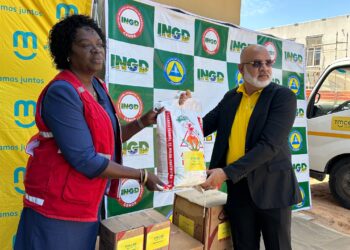 TMCEL apoia vítimas das inundaçções com bens de primeira necessidade