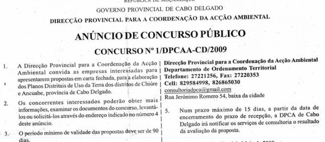 1/DPCAA-CD/2009