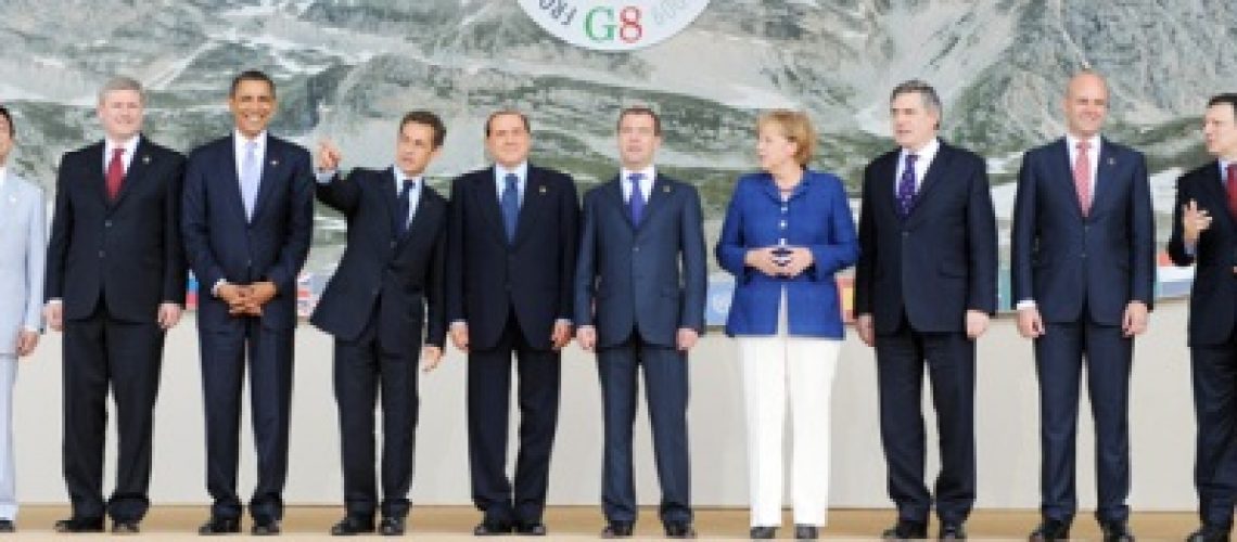 Rascunho da declaração final: G5 exige que o G8 não piore a crise que criou
