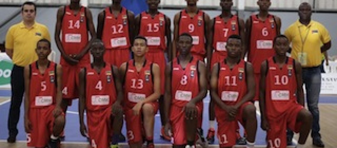 Moçambique quedou-se em penúltimo no Africano de basquetebol masculino sub-16