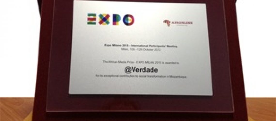 '@Verdade premiado na Itália