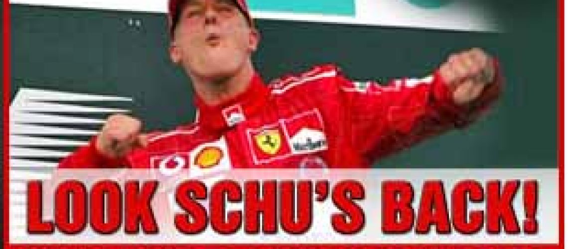 A imprensa alemã comemora a volta de Schumacher às pistas