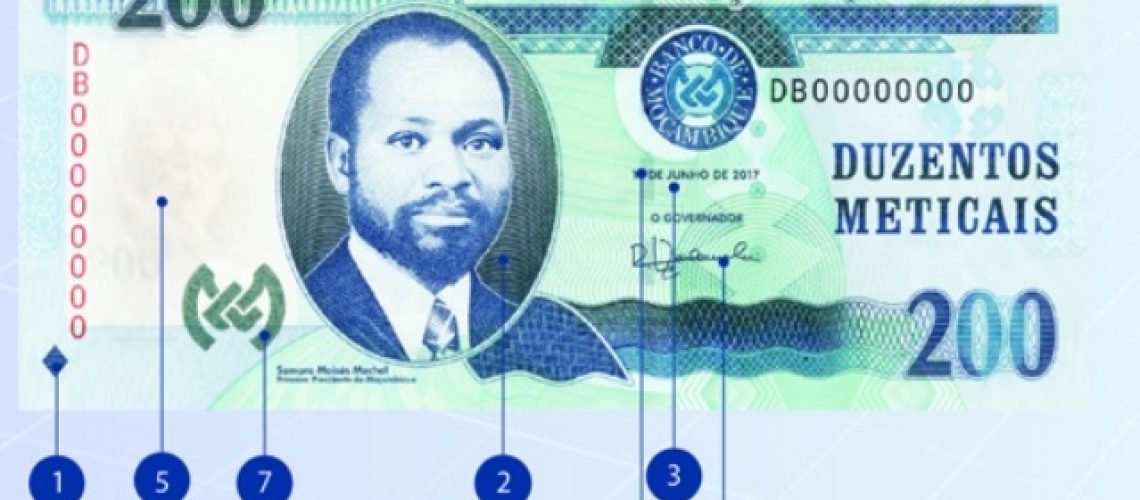 Banco de Moçambique revê classificação do metical impróprio para circulação e alarga valorização das notas de polímero “mutiladas”