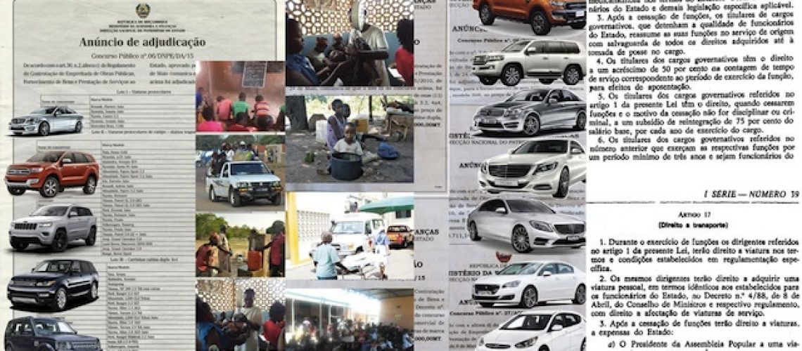 Leis invocadas para justificar viaturas de luxo não obrigam o Governo a comprar Mercedes-Benz... 15 hospitais não foram construídos por falta de dinheiro em 2015