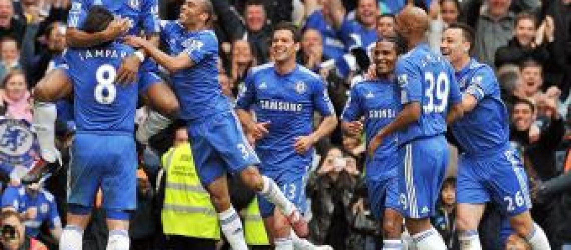 Goleada e festa do Chelsea na Premier League