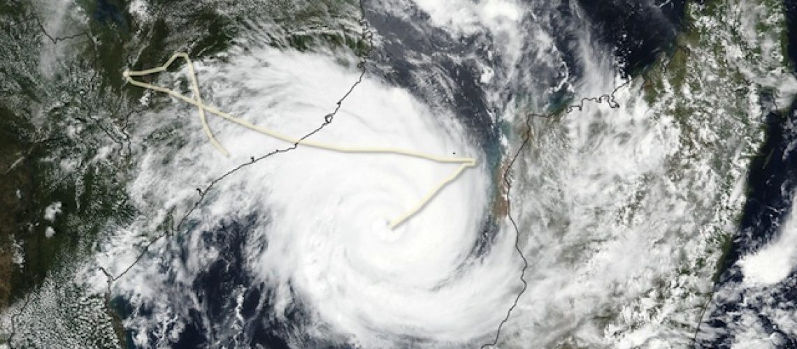 Ciclone tropical IDAI deverá atingir Moçambique pelos distritos de Dondo