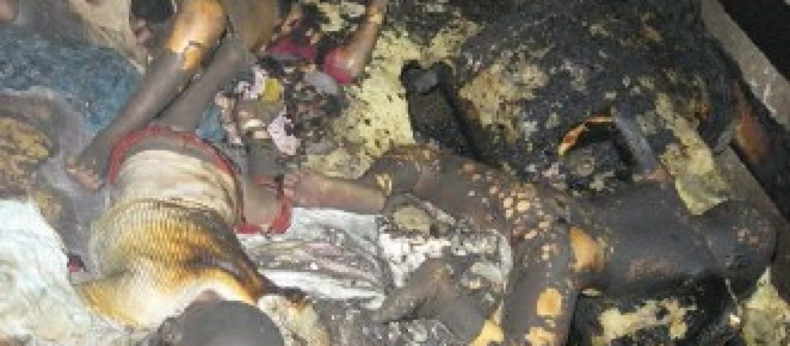Três crianças morreram carbonizadas na Beira