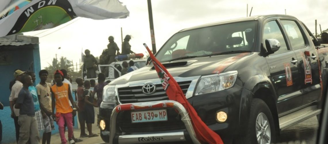 Autárquicas 2013: Munhava a balas e gás