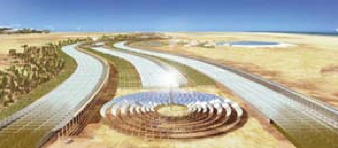 Produzir comida e energia em deserto