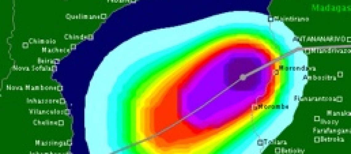 Ciclone “Giovanna” aproxima-se da costa sudeste de Moçambique
