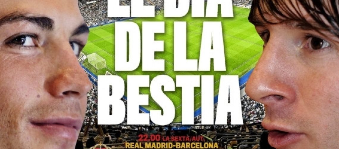 A finalíssima da Liga: Real Madrid X Barcelona