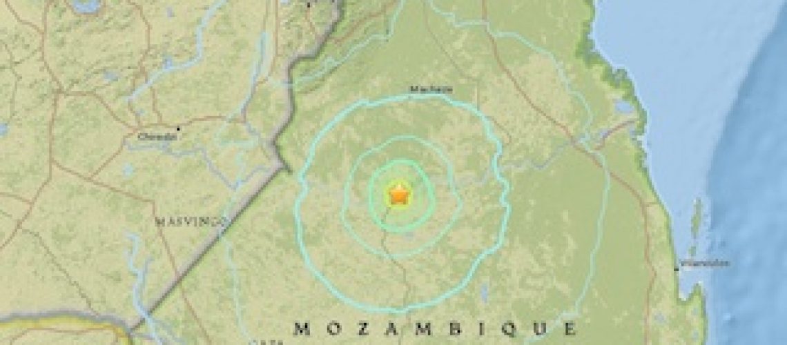 A terra tremeu no Centro de Moçambique