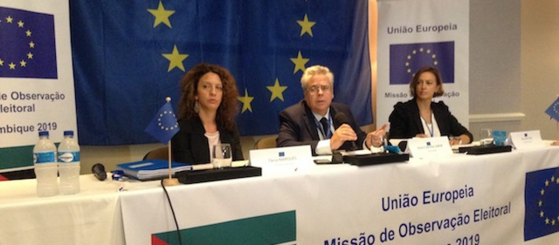 Chefe dos observadores da UE avisa “eleições democráticas não podem ser reféns de nenhuma agenda política e partidária”